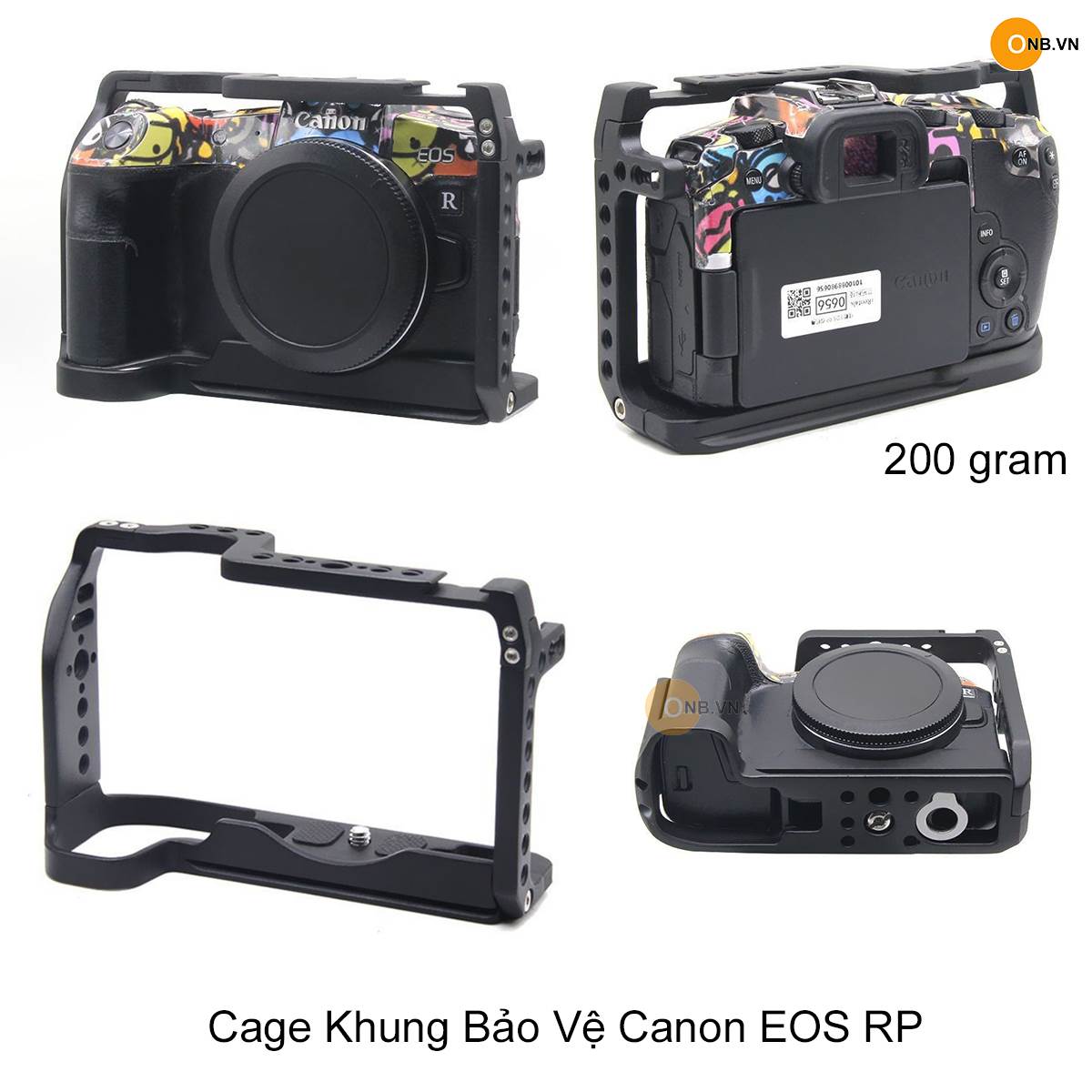Cage Khung Bảo Vệ Canon EOS RP hợp kim nhôm