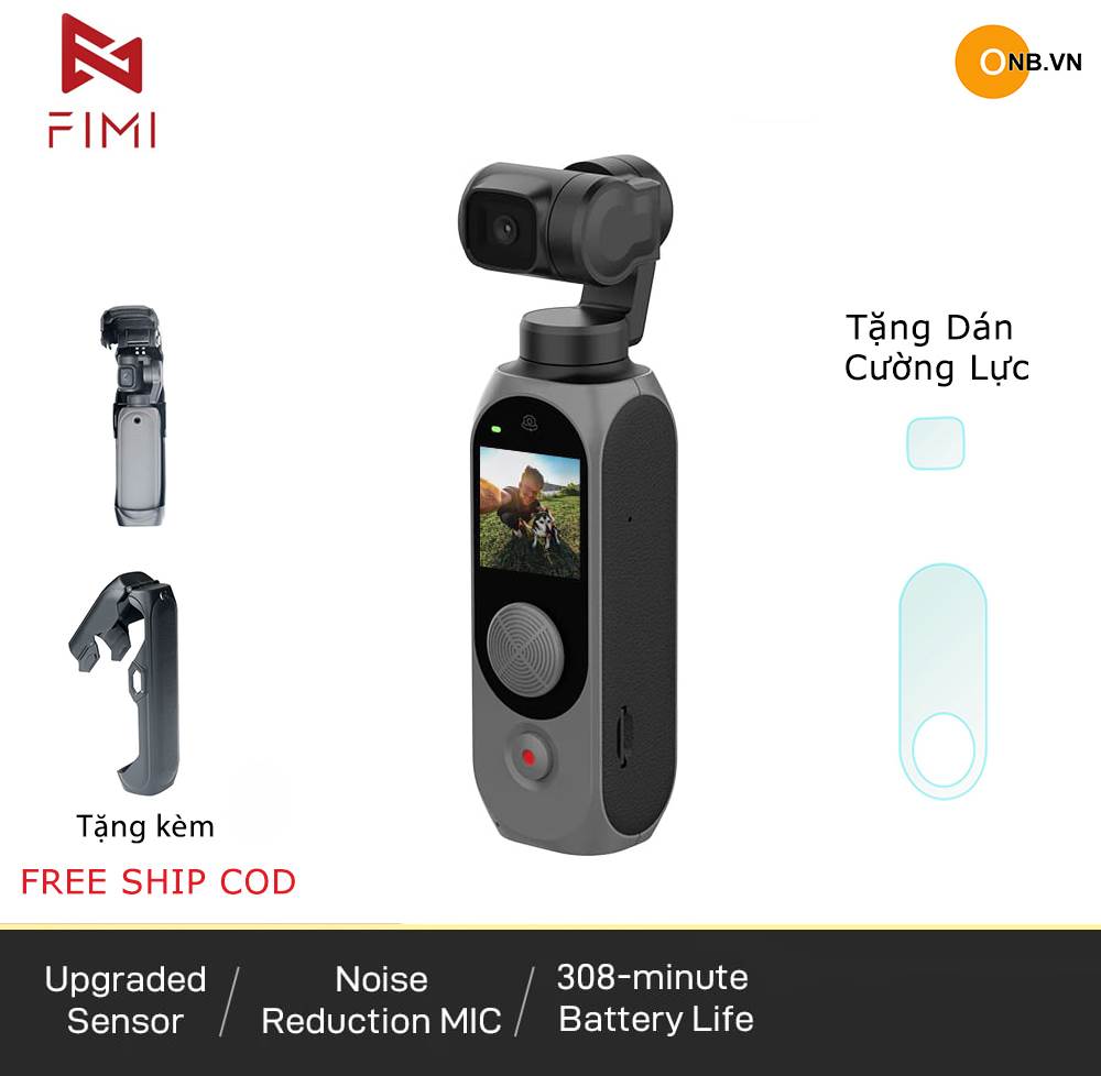 Fimi Palm 2 - 4K Gimbal Camera nhỏ gọn chống rung mới 2021