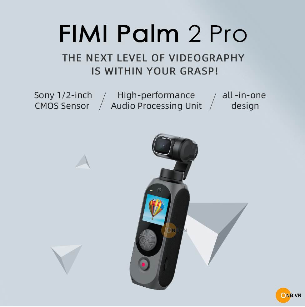 Fimi Palm 2 Pro - Xiaomi Gimbal Camera 4k chống rung, góc rộng, wifi new 2022