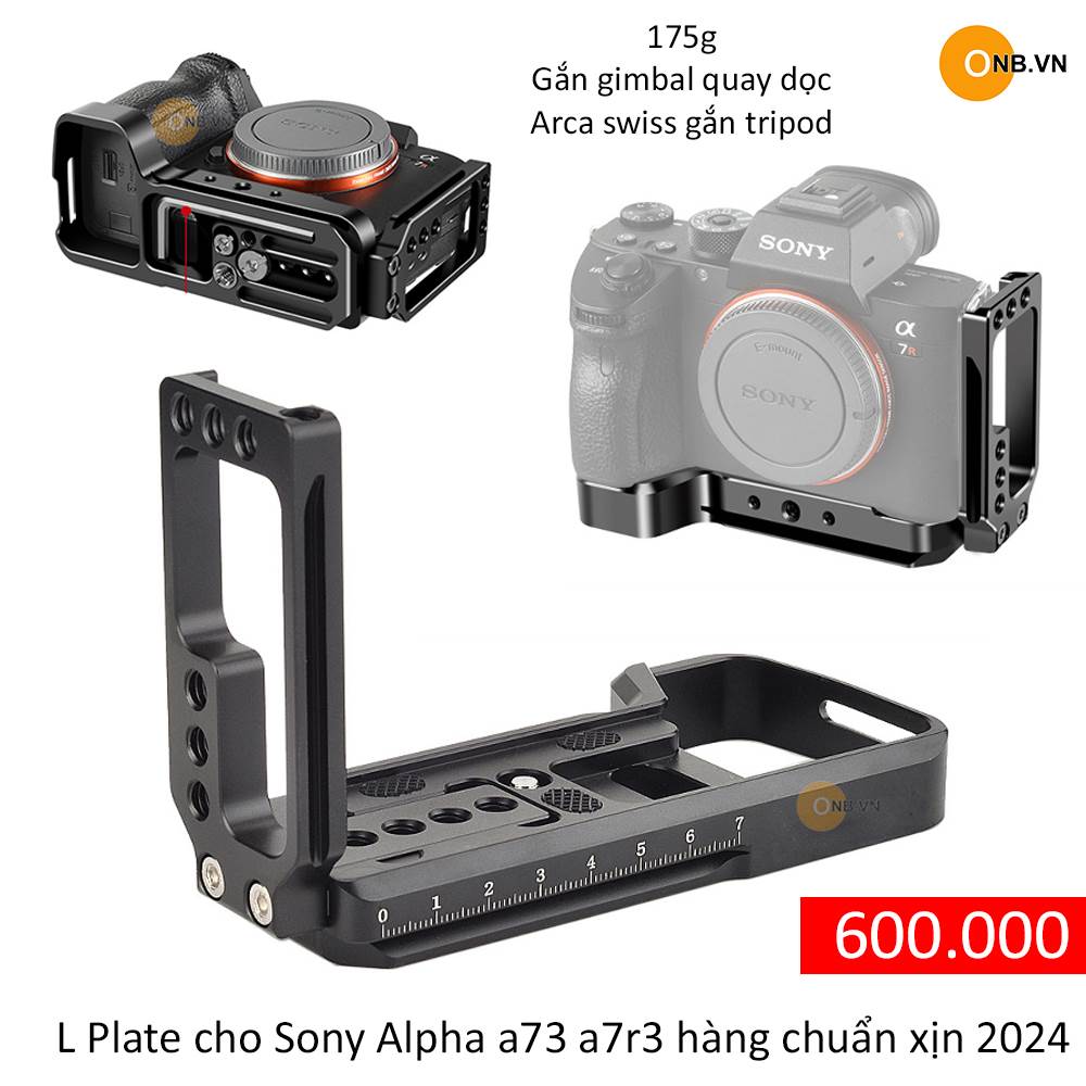 L plate thanh bảo vệ L Sony Alpha a73 a7r3 a7iii