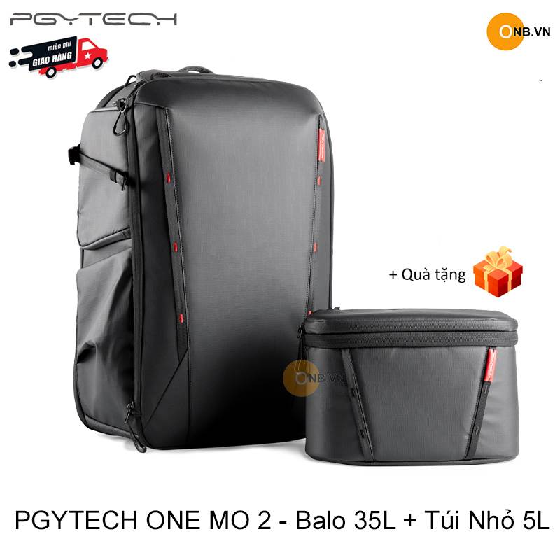 PGYTECH One Mo 2 - Balo máy ảnh 35L và túi nhỏ 5L NEW 2023