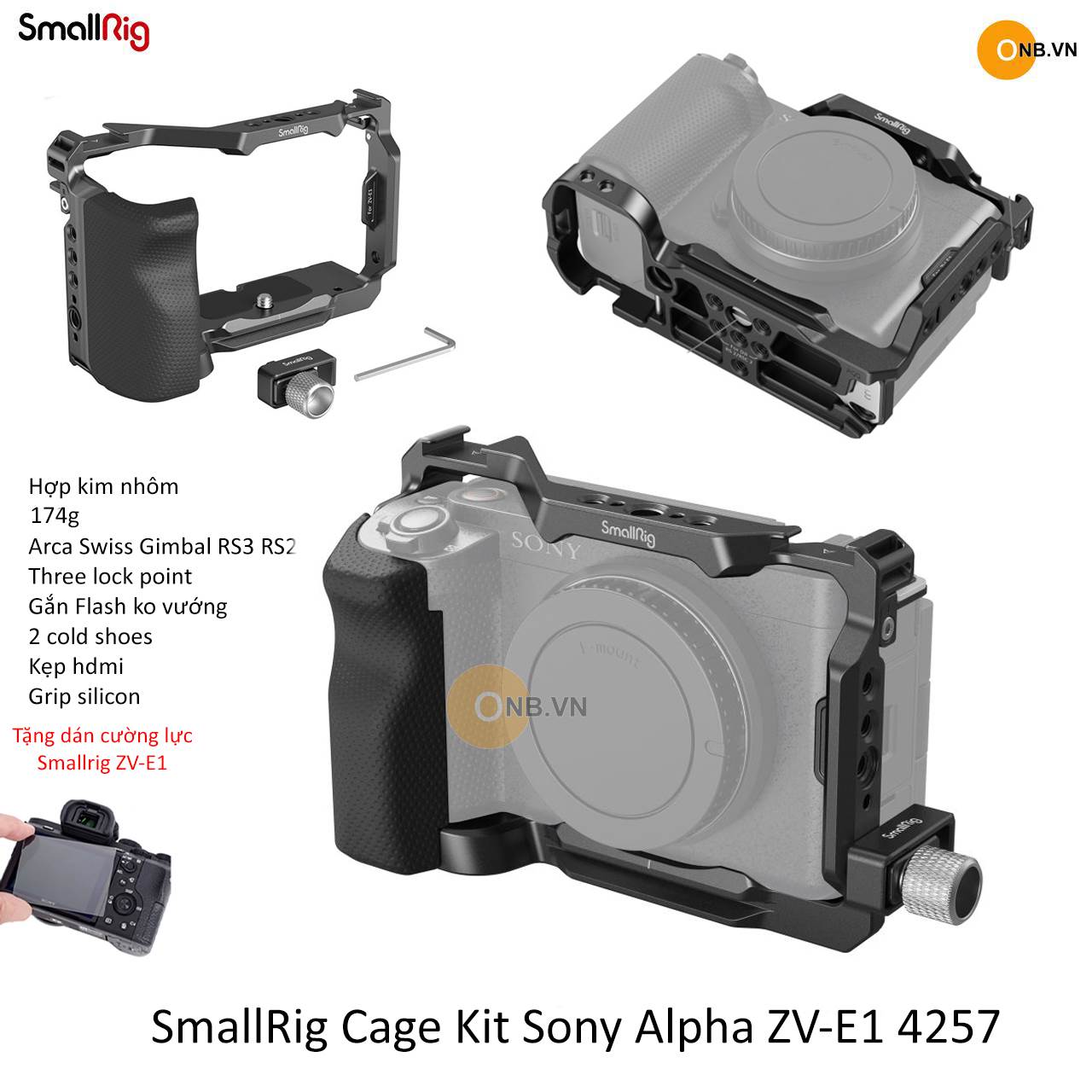 SmallRig Cage Kit Sony Alpha ZV-E1 4257