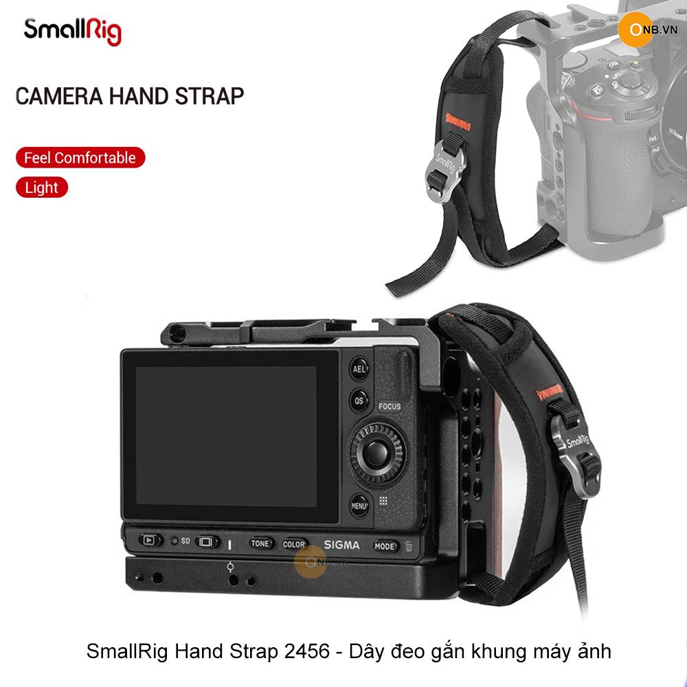 SmallRig Hand Strap 2456 - Dây đeo gắn khung máy ảnh