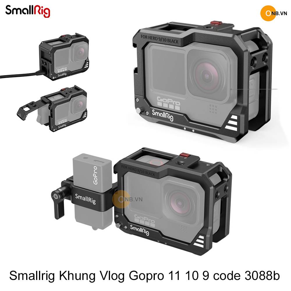 Smallrig Khung Vlog Gopro  12 11 10 9 code 3088b