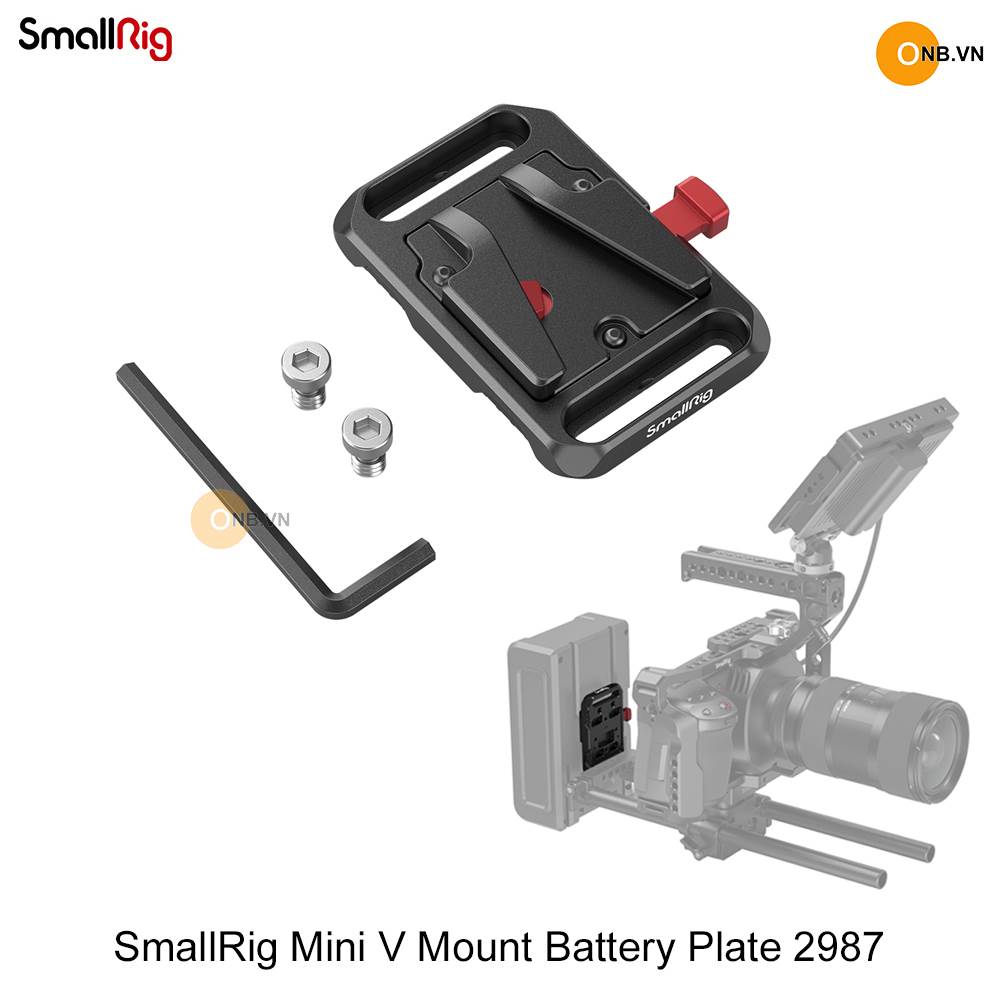 SmallRig Mini V Mount Battery Plate 2987