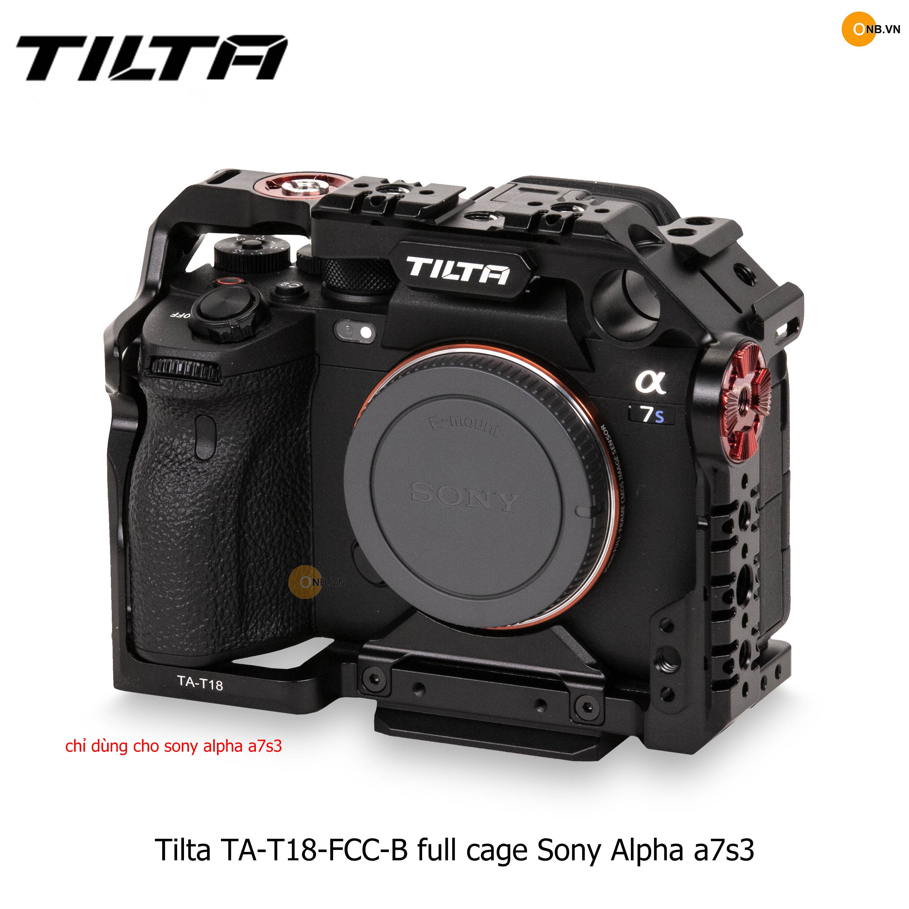 Tilta TA-T18-FCC-B Full Cage Sony Alpha a7s3