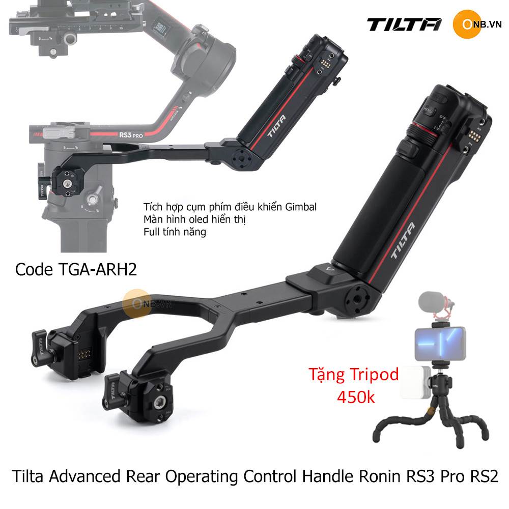 Tilta TGA-ARH2 Control Handle - Tay cầm hỗ trợ quay RS3 Pro RS2
