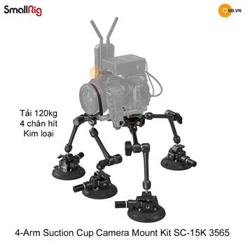 4-Arm Suction Cup Camera Mount Kit SC-15K 3565