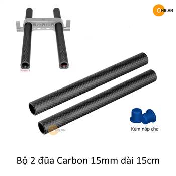 Bộ 2 đũa Carbon 15mm dài 15cm