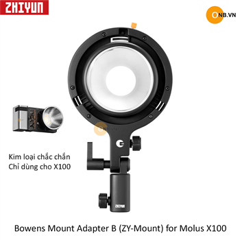 Zhiyun Bowens Mount Adapter B ZY-Mount for Molus X100