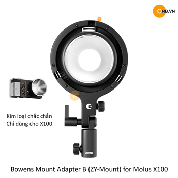 Zhiyun Bowens Mount Adapter B ZY-Mount for Molus X100