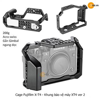 Cage Fujifilm X-T4 - Khung bảo vệ máy XT4 version 2