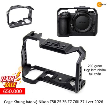 Cage Khung bảo vệ Nikon Z5II Z5 Z6 Z7 Z6II Z7II ver 2026