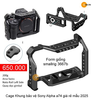 Cage Khung bảo vệ Sony Alpha a74 phiên bản đẹp giá rẻ