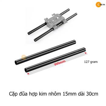 Rod 15mm Cặp đũa hợp kim nhôm 15mm dài 30cm