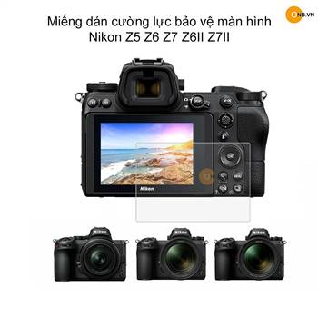 Dán cường lực bảo vệ màn hình Nikon Z5 Z6 Z7 Z6II Z7II