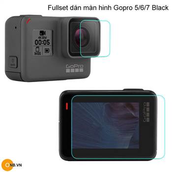 Dán màn hình cường lực Gopro 5/6/7 Black