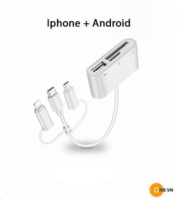 Đầu đọc thẻ nhớ SD cho điện thoại Iphone IOS 14.4, Android