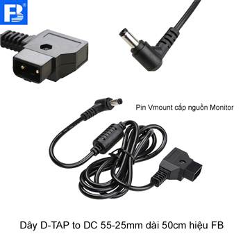 Dây D-TAP to DC 55-25mm dài 50cm dòng tốt FB