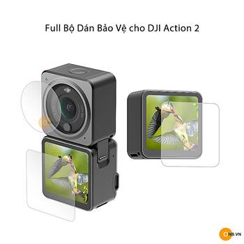 DJI Action 2 Full Bộ Dán Cường Lực Bảo Vệ 