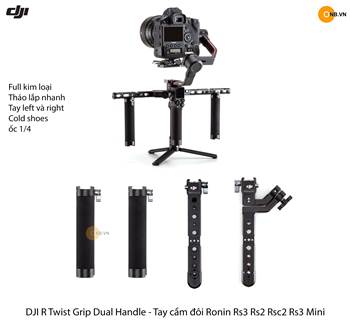 DJI R Twist Grip Dual Handle - Tay cầm đôi Ronin Rs3 Rs2 Rsc2 Rs3 Mini