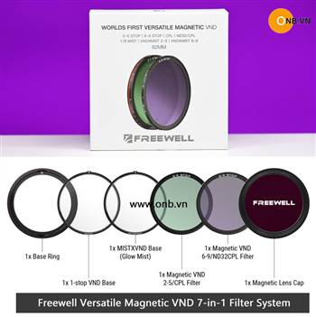 Freewell Versatile Magnetic VND 7-in-1 Filter dạng hít, ghép filter vào nhau