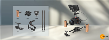 Full set combo quay cho Sony Alpha A7S3 - Professional Cage Kit