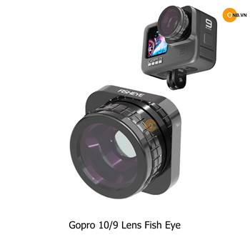 Gopro 10/9 Lens Fish Eye hiệu ứng lens mắt cá
