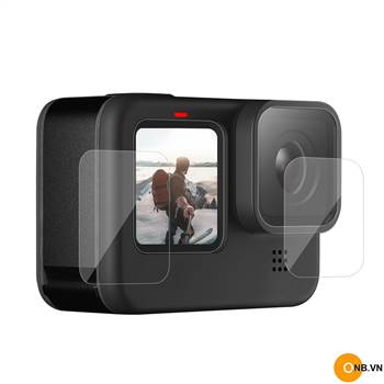 Gopro 9 Dán cường lực full lens, màn hình trước sau