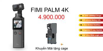 FIMI PALM 4K Gimbal Camera nhỏ gọn chống rung, góc rộng