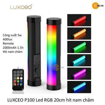 Luxceo P100 Led RGB 20cm hít nam châm