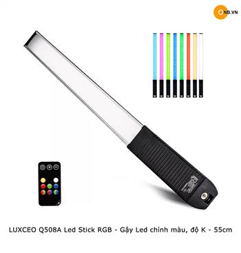 LUXCEO Q508A Led Stick RGB - Gậy Led chỉnh 8 màu dài 55cm
