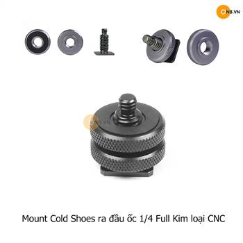 Mount Cold Shoes ra đầu ốc 14 Full Kim loại CNC