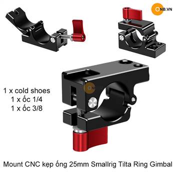 Mount kẹp ống 25mm Smallrig Ring và Gimbal