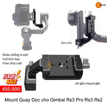 Mount Quay Dọc Gimbal Rs3 Rs2 DJI R Vertical Mount