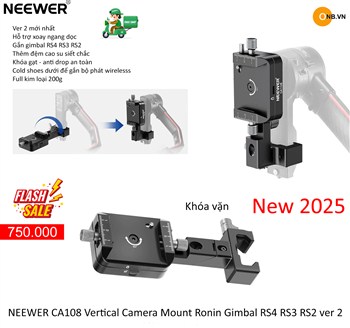 Neewer CA108 Vertical Camera Mount Quay Dọc Gimbal RS4 RS3 RS2 ver 2