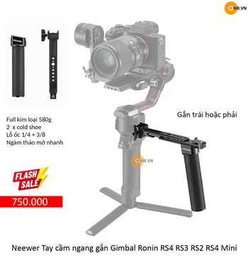 Neewer Tay cầm gang gắn Gimbal Ronin RS4 RS3 RS2 RS4 Mini