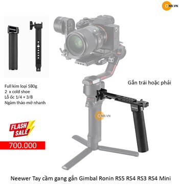Neewer Tay cầm gang gắn Gimbal Ronin RS5 RS4 RS3 RS4 Mini