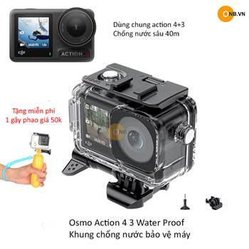 Osmo Action 4 Action 3 Water Proof - Khung chống nước
