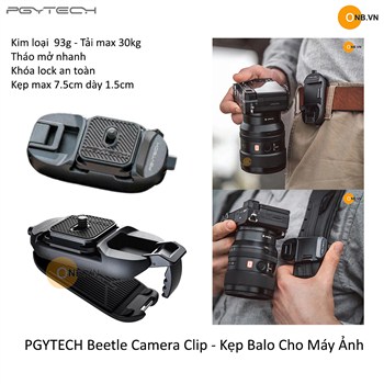 PGYTECH Beetle Camera Clip - Kẹp Balo Cho Máy Ảnh