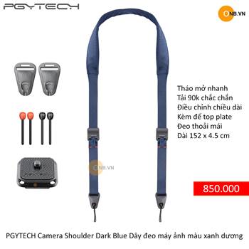 PGYTECH Camera Shoulder Strap Dark Blue - Dây đeo máy ảnh màu xanh dương
