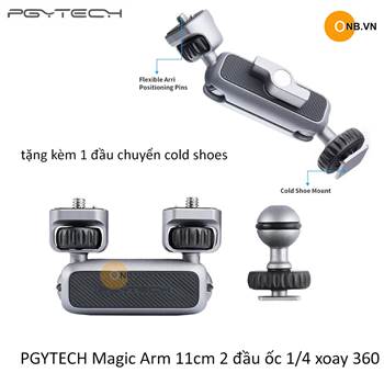 Pgytech Magic Arm - Tay nối dài 2 ball head ốc 1/4 đa năng