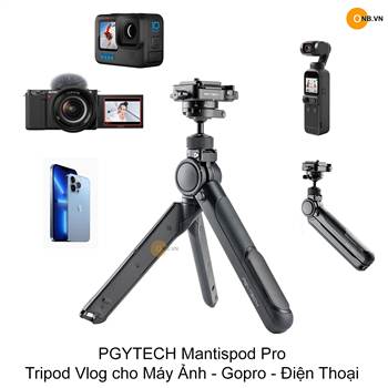 PGYTECH Mantispod Pro Tripod - Gậy Vlog Đa Năng Gopro Điện Thoại Máy Ảnh