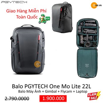 PGYTECH One Lite 22L - Balo nhiếp ảnh du lịch nhò gọn 2025