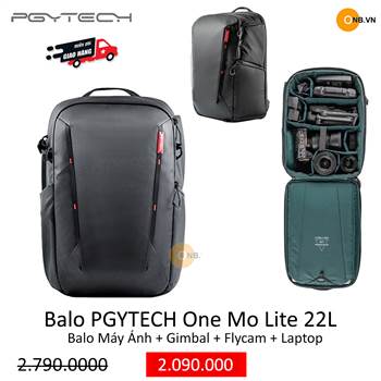 PGYTECH One Mo Lite 22L - Balo máy ảnh du lịch 2024