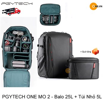 PGYTECH One Mo 2 - Balo Máy Ảnh 25L Và Túi Nhỏ 5L