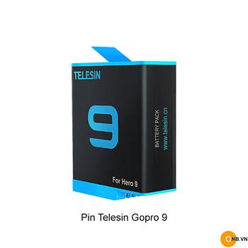 Pin Telesin Gopro 9 mẫu mới 1750mAh như pin Hãng
