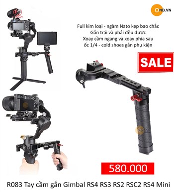 R083 Tay Cầm Gimbal RS4 RS3 RS2 RSC2 RS3 Mini