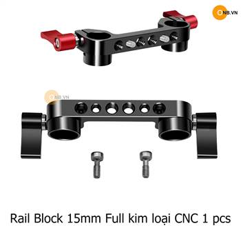 Rail Block 15mm Full Kim loại CNC - 1pcs