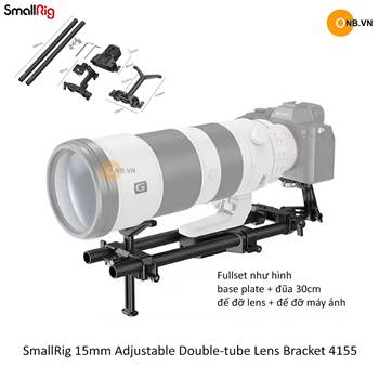 SmallRig 15mm Adjustable Double-tube Lens Bracket 4155